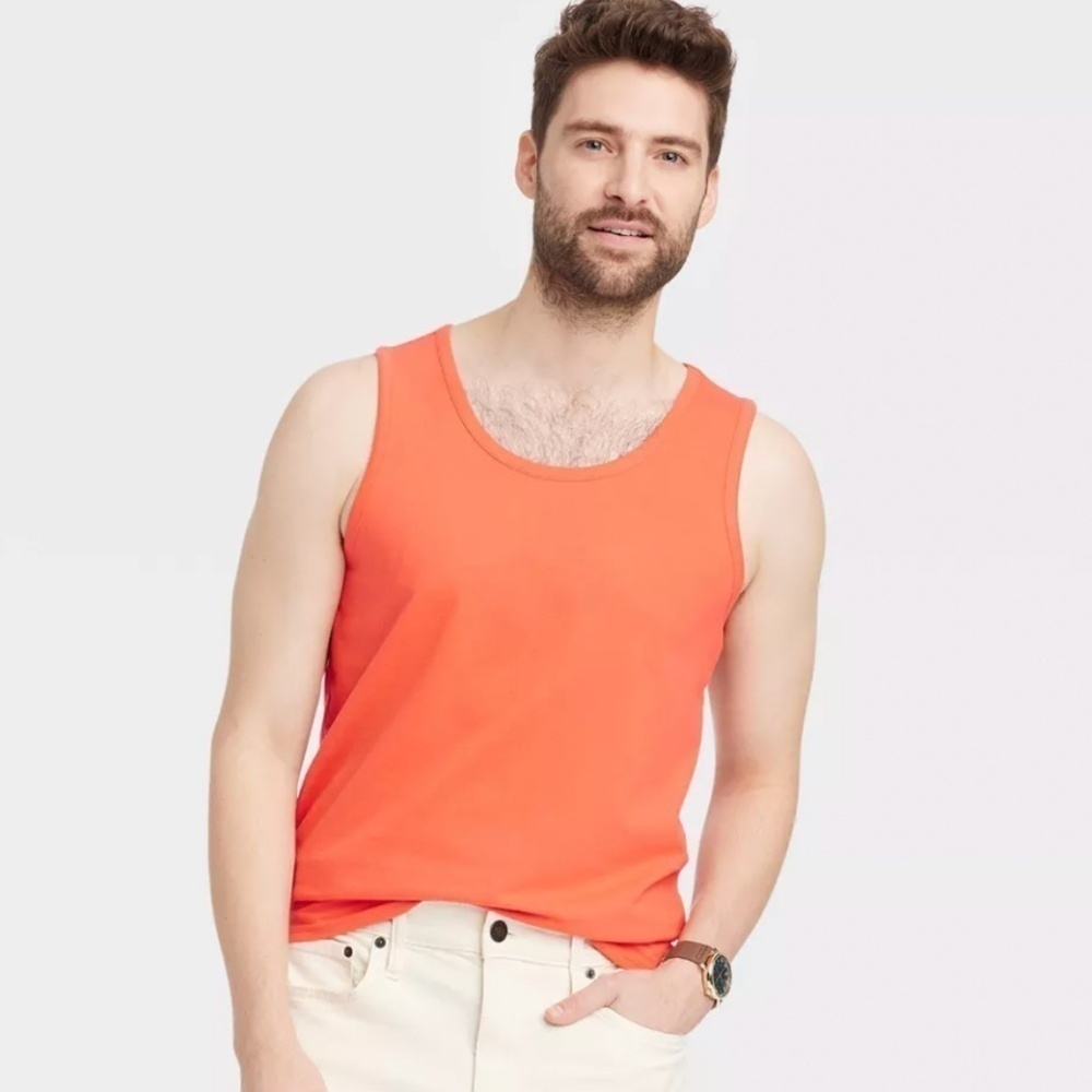 Goodfellow & Co Orange Men's Tank Top